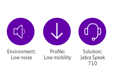 enviroment low noise profile low mobility solution jabra speak 710