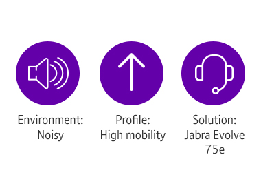 enviroment noisy profile high mobility solution jabra evolve 75e