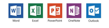 Microsoft Office 2019 logos