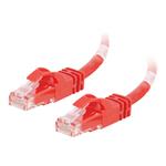 C2G 0.5m Cat6 550 MHz Snagless Crossover Cable - Red