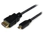 StarTech.com 1m High Speed HDMI Cable with Ethernet - HDMI to HDMI Micro - M/M