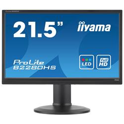 iiyama B2280HS-B 22" 1920x1080 VGA HDMI DVI Height Adjustable LED Monitor with Speakers