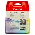 Canon PG-510 / CL-511 Multi pack - 1 x black, colour (cyan, magenta, yellow) - for PIXMA