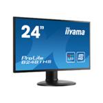 Iiyama 24" LED Slim Bezel 1920x1080 VGA DVI Height Adjust