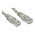 Cables Direct Patch Cable RJ-45 (M) to RJ-45 (M) 25cm UTP CAT 6 Moulded - Grey