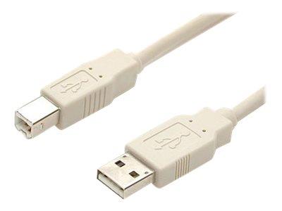 StarTech.com 6 ft Beige A to B USB 2.0 Cable - M/M