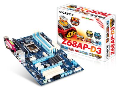 Gigabyte Z68AP-D3 LGA1155 Intel Z68 DDR3 ATX USB 3.0
