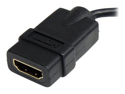 StarTech.com 5in High Speed HDMI Adapter Cable - HDMI to HDMI Micro – F/M