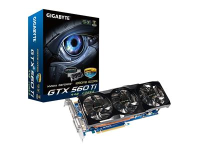 Gigabyte GeForce GTX 560 Ti 448 Cores 732MHz 1280MB PCI-Express HDMI