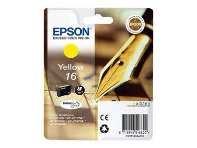 Epson 16 - Ink Cartridge - 1 x Yellow - 165 pages - Pen and Crossword