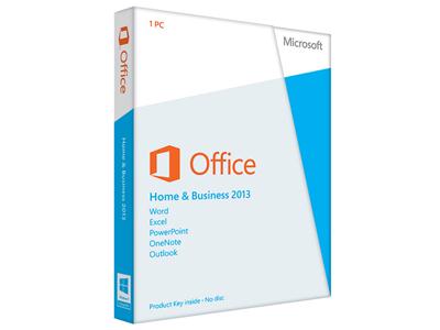 Microsoft Office Home and Business 2013 - 32/64-bit (Medialess)