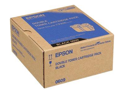 Epson AL-C9300N Double Pack Toner Cartridge Black 6.5k x2