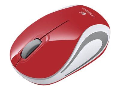 Logitech M187 Wireless Mini Mouse Red