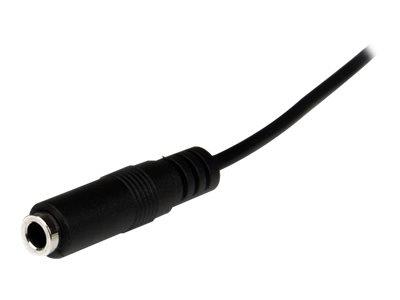 StarTech.com 2m Slim 3.5mm Stereo Extension Audio Cable - M/F