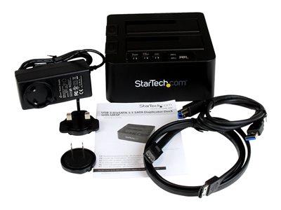 StarTech.com USB 3.0 / eSATA to 2.5 / 3.5" SATA HDD / SSD Duplicator Dock –  Hard Drive Cloner 6Gbps