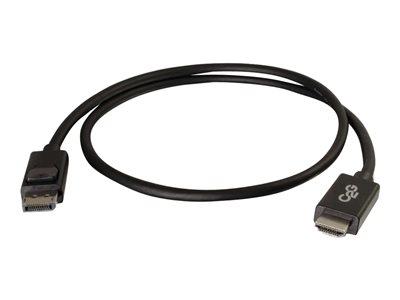 C2G 1m DisplayPort Male to HD Male Adapter Cable - Black