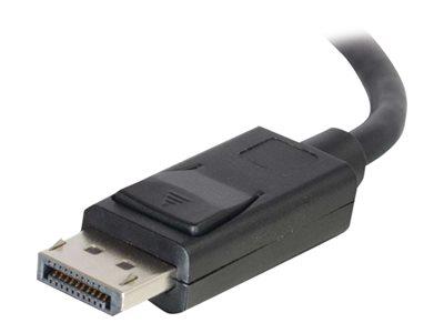 C2G 1m DisplayPort Cable with Latches M/M - Black