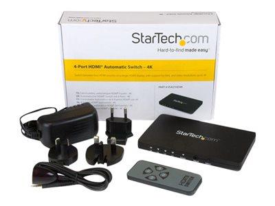 StarTech.com 4-Port HDMI video switch – 4K