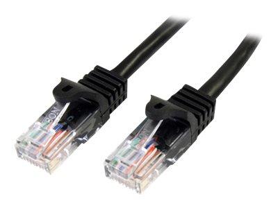 StarTech.com 2m Black Cat 5e Patch Cable