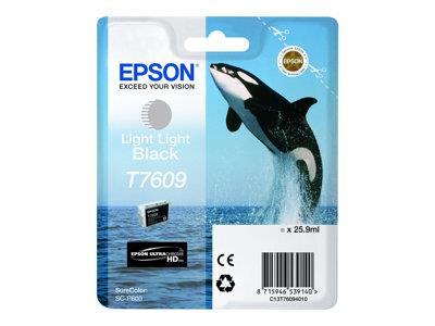 Epson T7609 Light Black Ink Cartridge SureColor SC-P600 Printer
