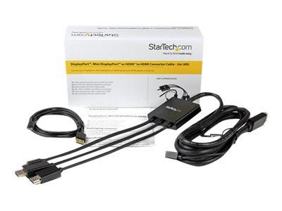StarTech.com 6ft DP Mini DP HDMI to HDMI