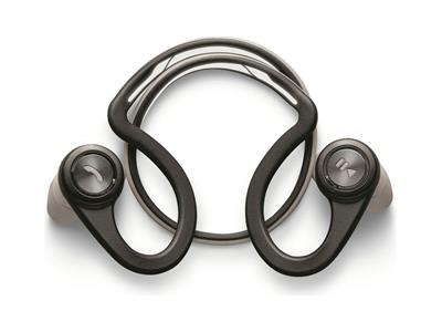 Poly Plantronics BackBeat FIT Wireless Headphones + Mic (Black/Silver)