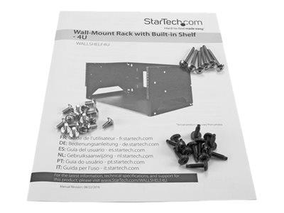 StarTech.com 4U WM Server Rack with Shelf