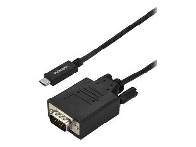 StarTech.com 3m USB C to VGA Cable - Black
