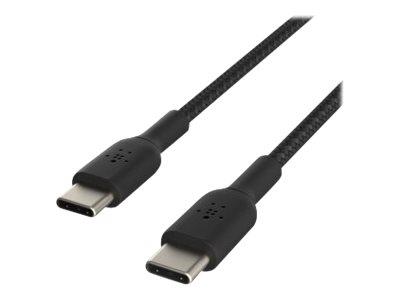 Belkin BOOST CHARGE USB-C to USB-C Cable - Braided - 1m - Black