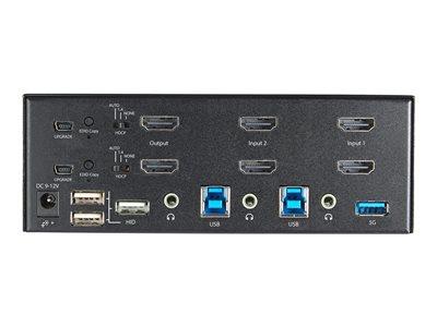 StarTech.com 2 Port Dual Monitor HDMI KVM Switch