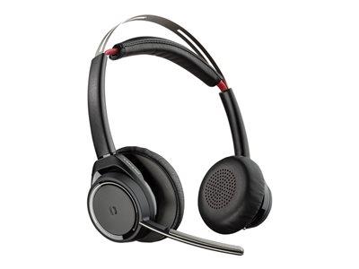 Poly Voyager Focus UC B825-M Headset, On-Ear, Bluetooth, Wireless, Active Noise Cancelling