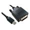 Cables Direct 2 Metre Mini Display Port (M)-DVI-D (M) Cable Black B/Q 80