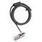 Techair Combination Cable Lock - K-Slot/T-Bar Design