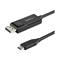 StarTech.com 6.6 ft. (2 m) USB C to DisplayPort 1.2 Cable