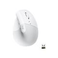 Logitech Lift Vertical Ergonomic Mouse - Off-White/Pale Grey