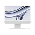 Apple 24-inch iMac with Retina 4.5K display: M3 chip 8-core CPU and 10-core GPU 256GB SSD - Silver