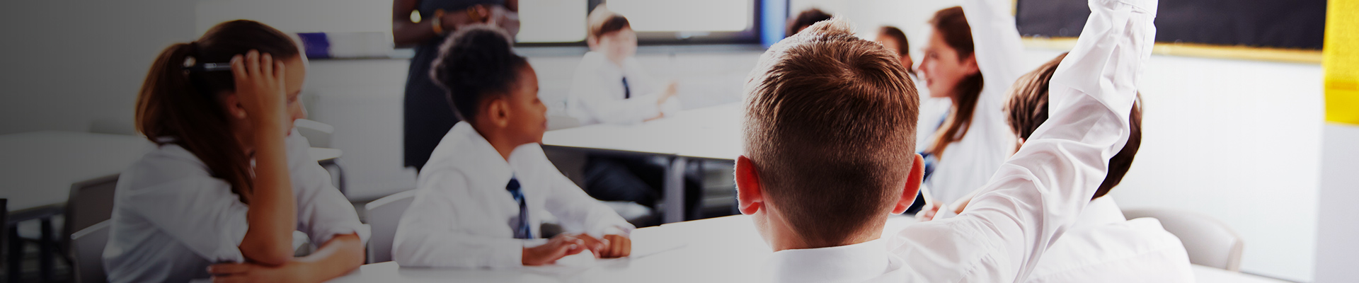 School pupils in classroom