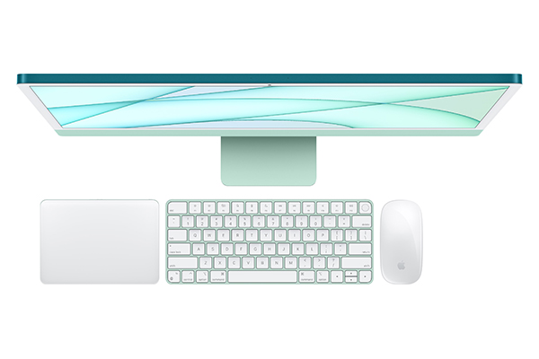 Apple iMac with accessories