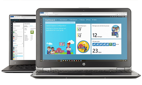 Intune for education app screen