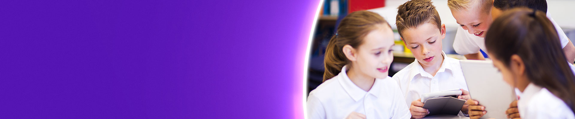 School girl on smartphone alone
