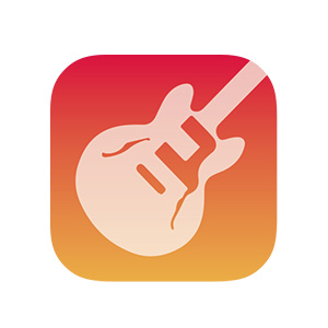 GarageBand logo of guitar