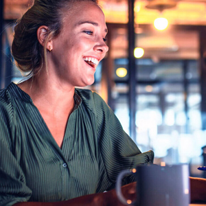Smiling woman