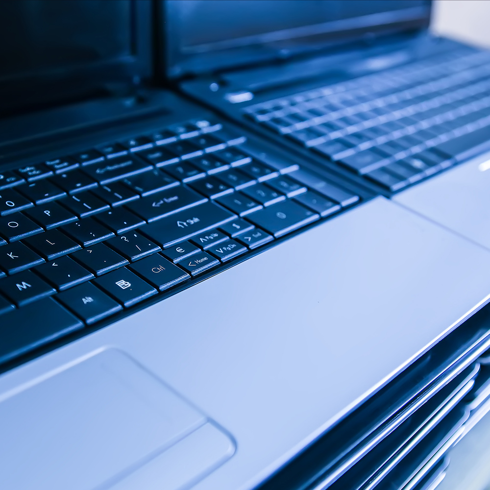 Rows of education devices ready for deployment into schools