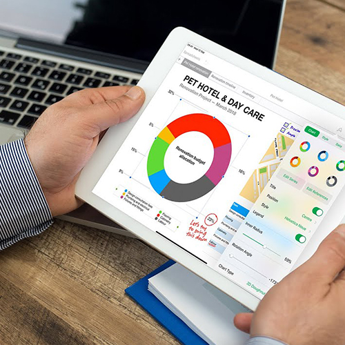 ipad with keynote
