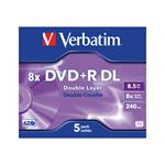 Verbatim DVD+R 8.5GB 8x DL 5 Pack