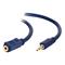 C2G 7m Velocity™ 3.5mm M/F Stereo Audio Extension Cable