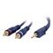 C2G 2m Velocity™ One 3.5mm Stereo Male to Two RCA Male Y-Cable