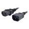 C2G 0.5m 18 AWG Computer Power Extension Cord (IEC320C13 to IEC320C14)