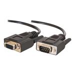 C2G 10m DB9 M/F Extension Cable Black