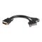 StarTech.com 8in LFH 59 Male to Female DVI I VGA DMS 59 Cable